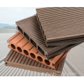 Decking composé en plastique en bois imperméable extérieur